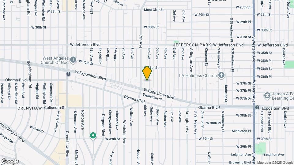 3659 6th Ave Map and Location Details