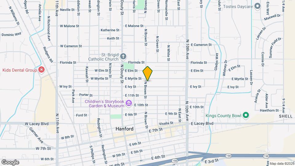 703 N Brown St Map and Location Details