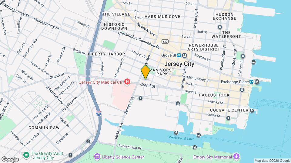 61 Bright St Map and Location Details