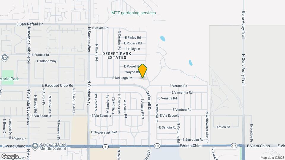 2445 E Del Lago Rd Map and Location Details