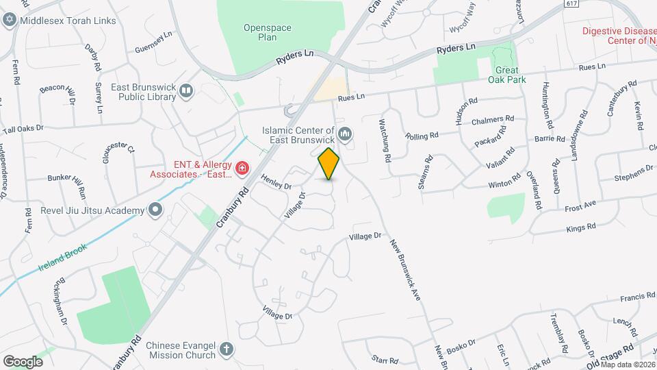 447 Danbury Ln Map and Location Details