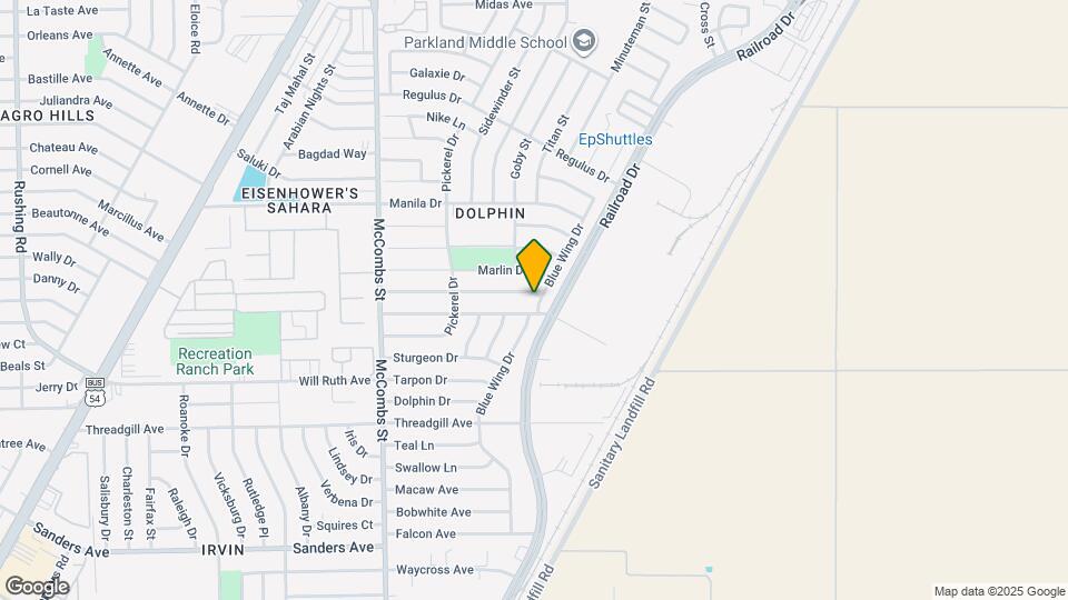 5942 Flounder Dr Map and Location Details