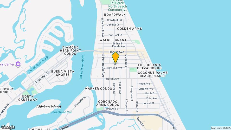 401 S Pine St Map and Location Details