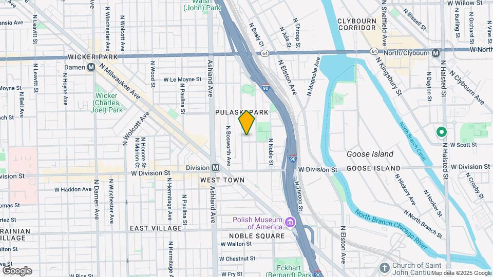 1307 N Greenview Ave Map and Location Details