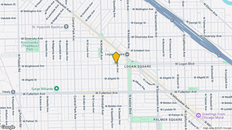 3261 W Wrightwood-Unit -IG*1-K Mapa y Detalles de la Ubicación