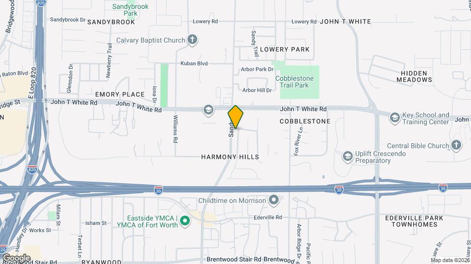 1104 Redcloud Dr Map and Location Details