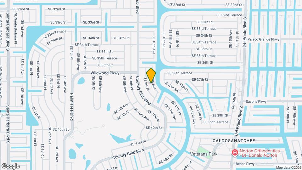 3706 SE 10th Ave Map and Location Details