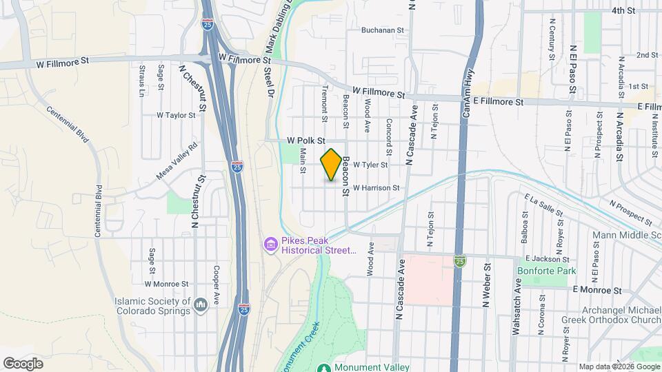 316 W Harrison St Map and Location Details
