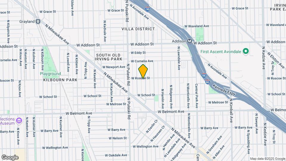 3352 N Springfield Ave Map and Location Details
