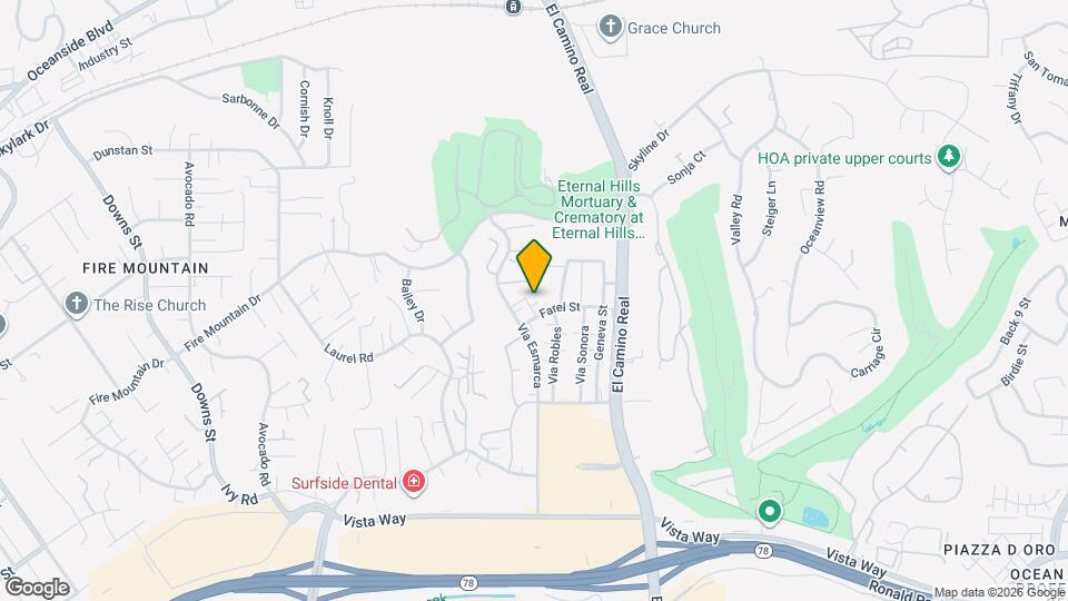 2659 Via Del Prado Map and Location Details