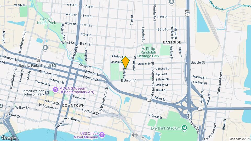863 Ionia St Map and Location Details
