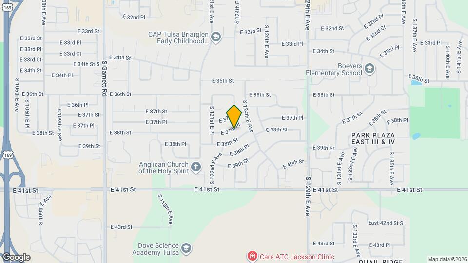 12148 E 37th Pl Map and Location Details