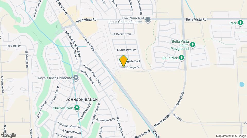 1065 E Omega Dr Mapa y Detalles de la Ubicación