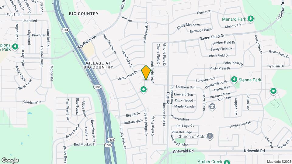 11318 Hatchet Pass Dr Map and Location Details