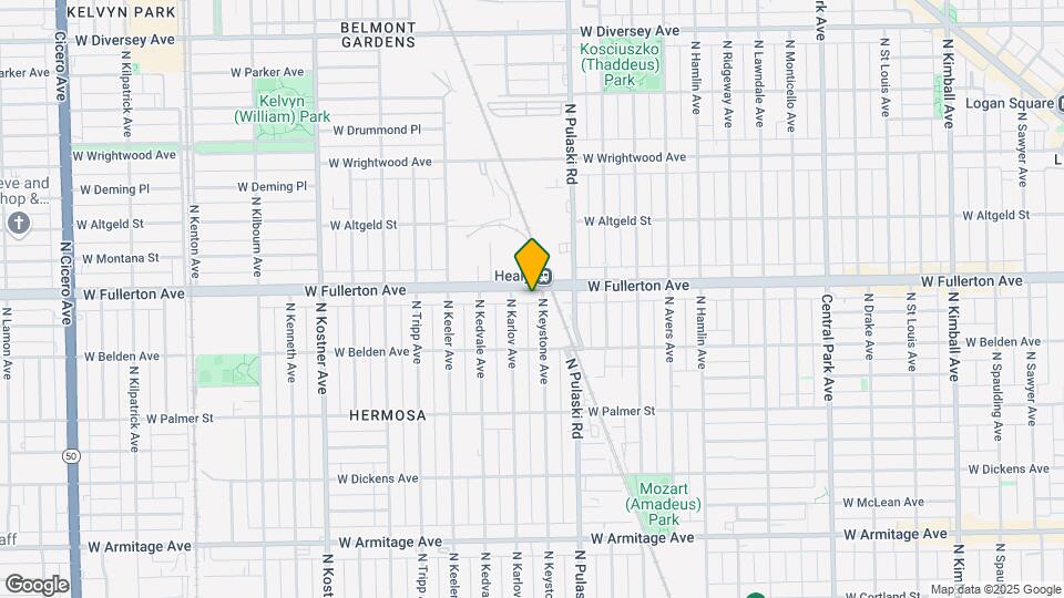 4045 W Fullerton Ave Mapa y Detalles de la Ubicación
