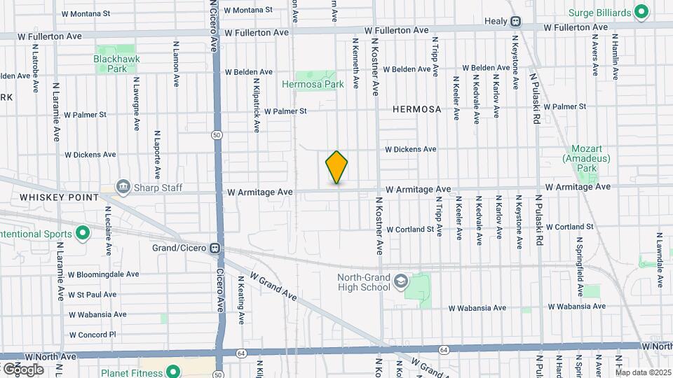 4503 W Armitage Ave Map and Location Details