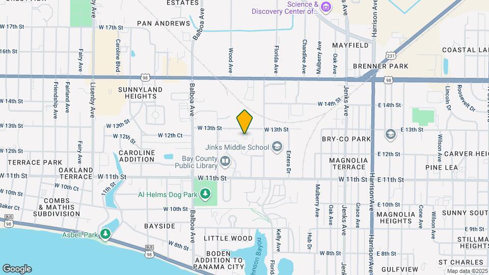715 W 13th St Map and Location Details