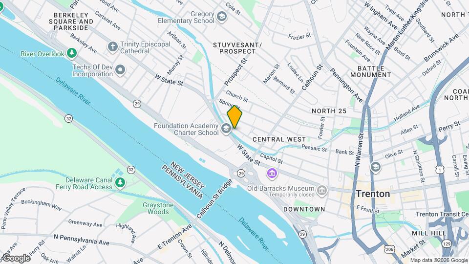 491 W Hanover St Map and Location Details