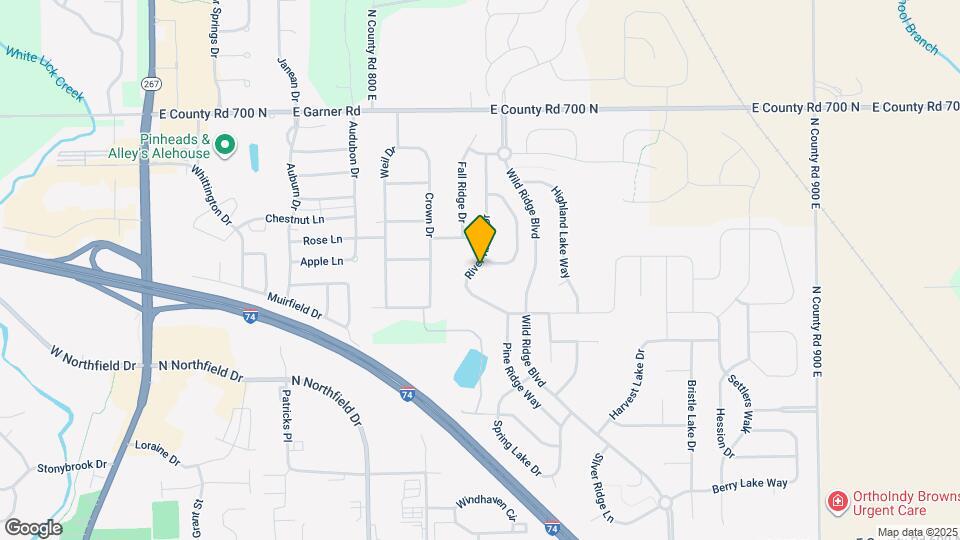 1233 River Ridge Dr Map and Location Details