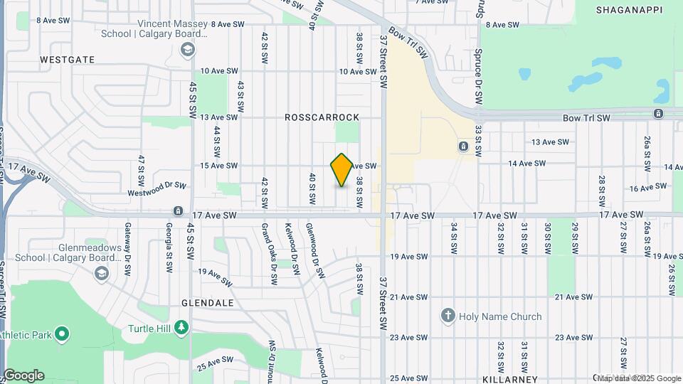 1628 39 St SW Map and Location Details