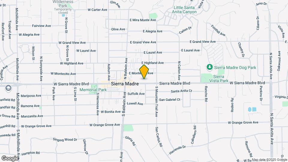 111 E Sierra Madre Blvd Map and Location Details