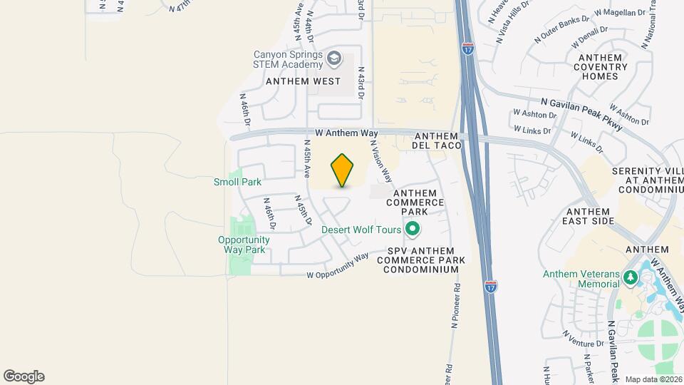 4418 W Hower Rd Map and Location Details