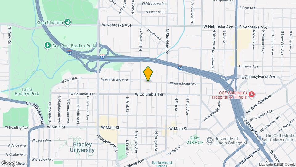 1329 N Bestor St Map and Location Details