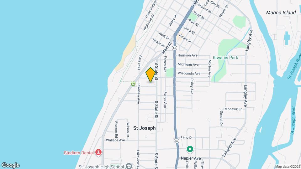 535 Archer Ave Map and Location Details