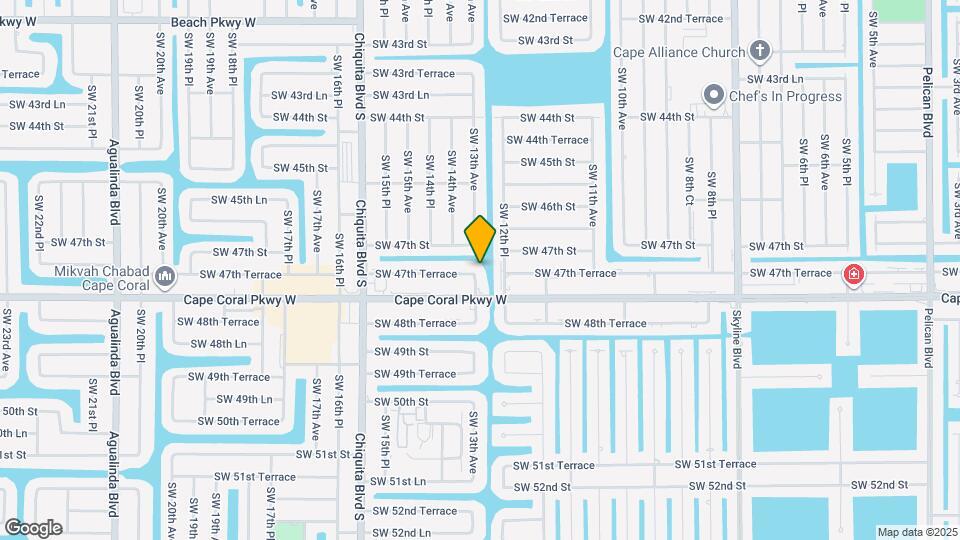 4717 SW 13th Ave Map and Location Details