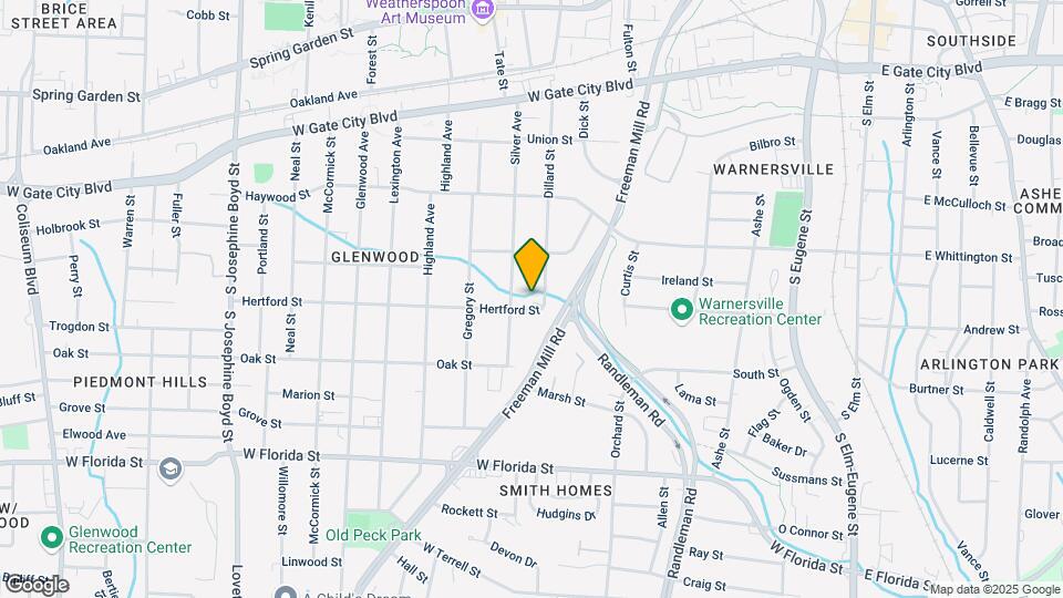 1018 Dillard St Mapa y Detalles de la Ubicación