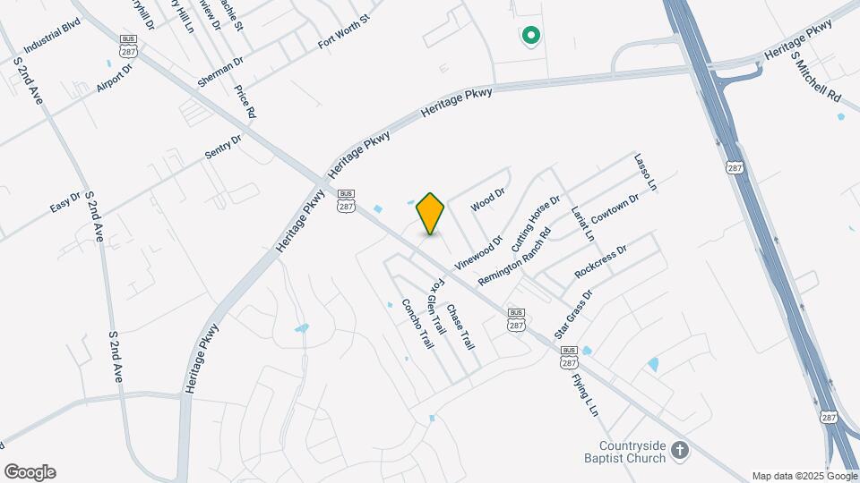 1206 Fox Chase Dr Map and Location Details