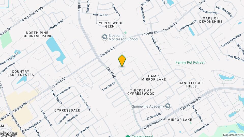 3410 Marywood Dr Map and Location Details