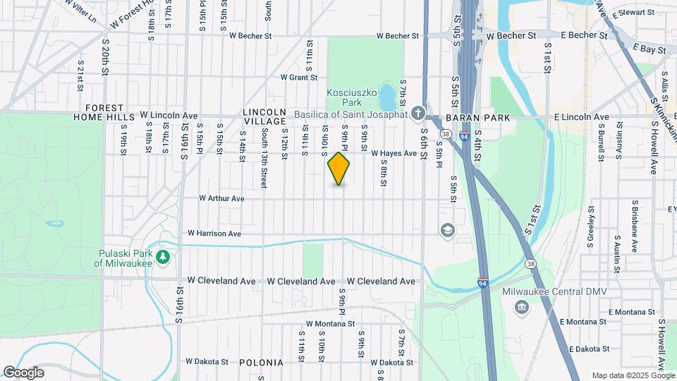 2479 S 9th Pl Map and Location Details