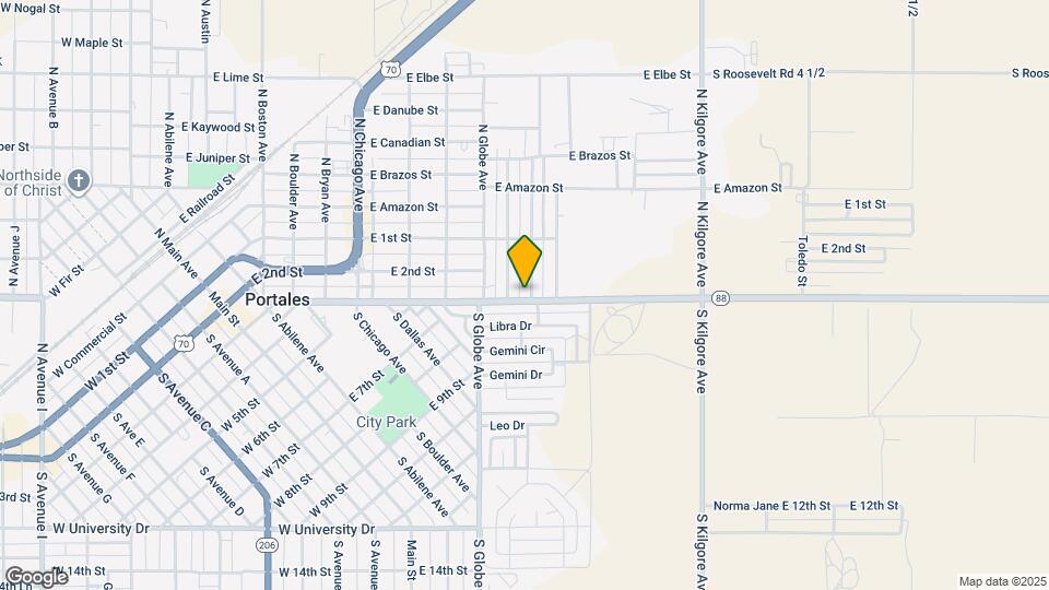 142 S Indio Ave Map and Location Details