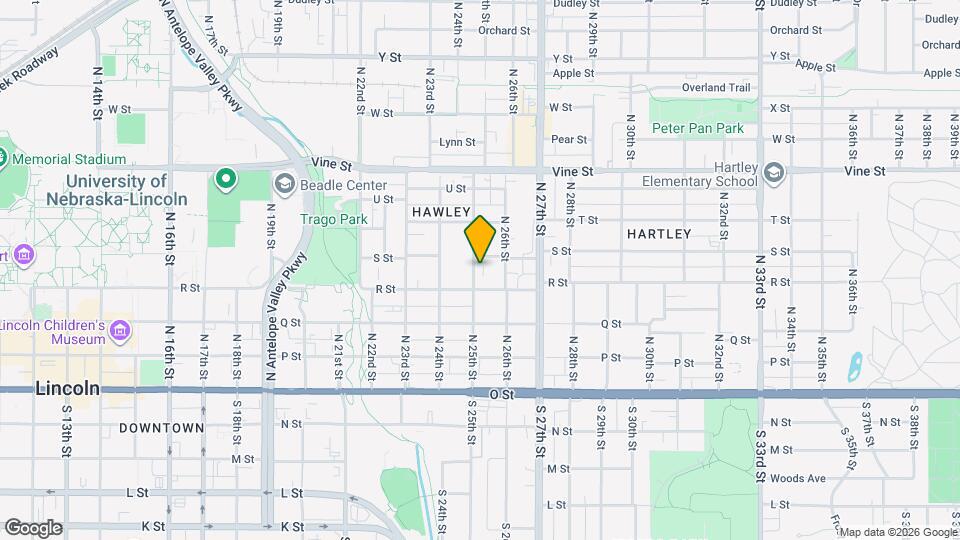 430 N 25th St Map and Location Details