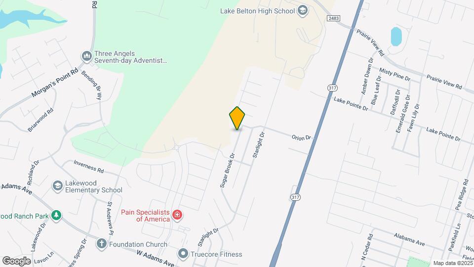 1112 Sugar Brook Dr Map and Location Details