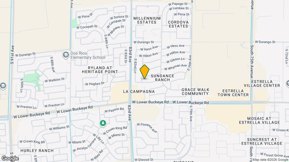 8156 W Hammond Ln Map and Location Details