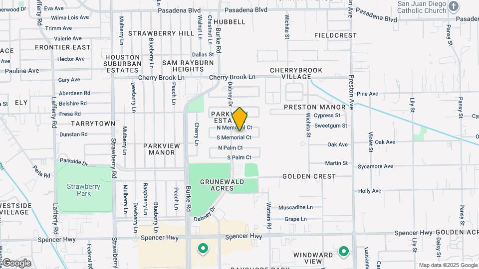 2105 S Memorial Ct Map and Location Details