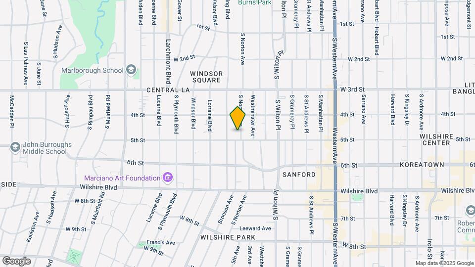 443 S Norton Ave Map and Location Details