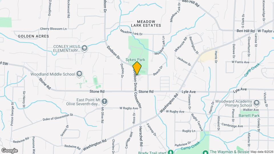 3250 Dodson Drive Connector Map and Location Details
