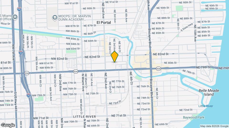 319 NE 80th St Mapa y Detalles de la Ubicación