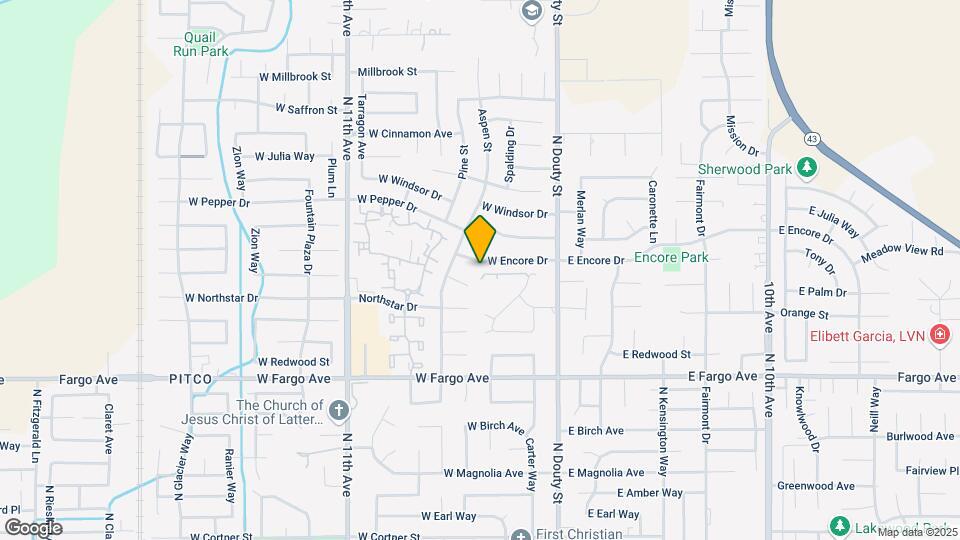 327 W Encore Dr Map and Location Details