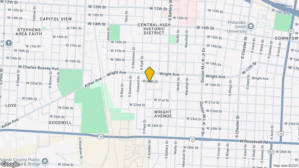 2113 W 19th St Map and Location Details