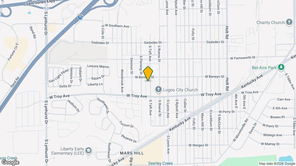 2918 S Taft Ave Map and Location Details