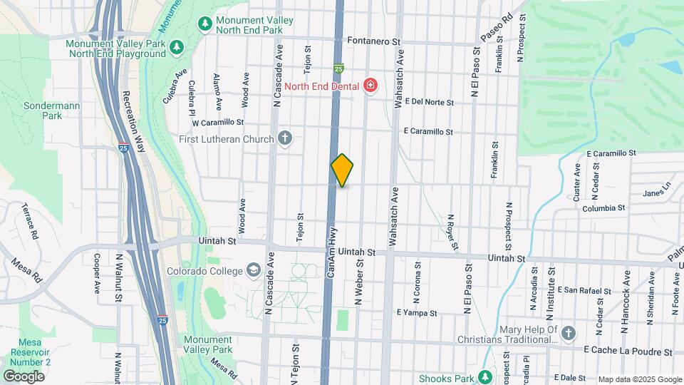 1339 N Nevada Ave Mapa y Detalles de la Ubicación