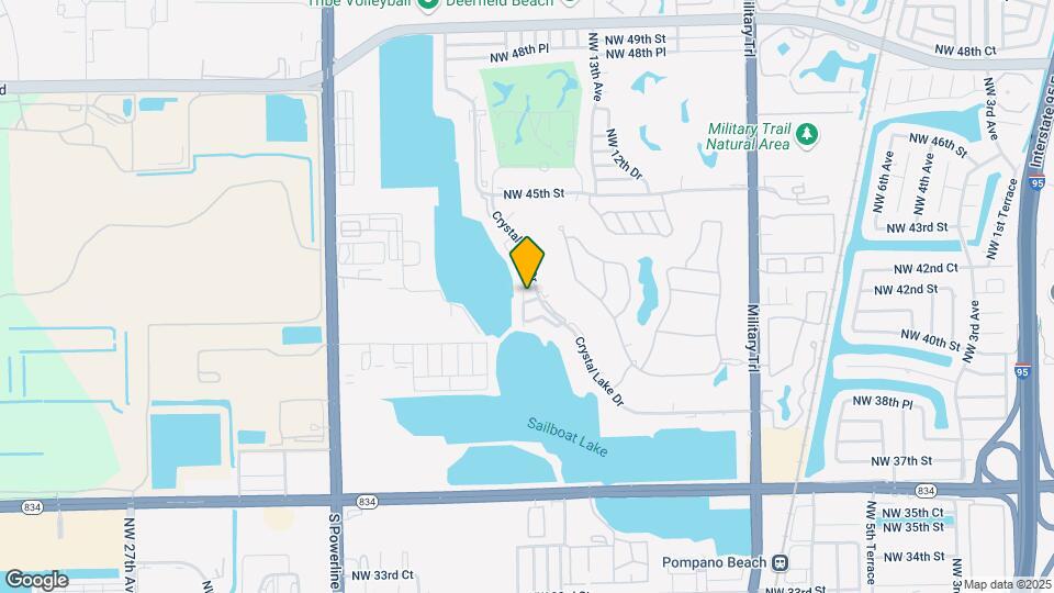 4189 Crystal Lake Dr Map and Location Details