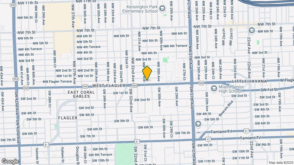 3085 W Flagler St Map and Location Details