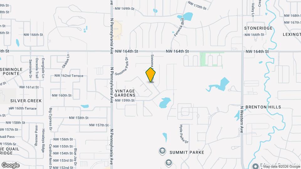 16109 Sonoma Lake Blvd Map and Location Details