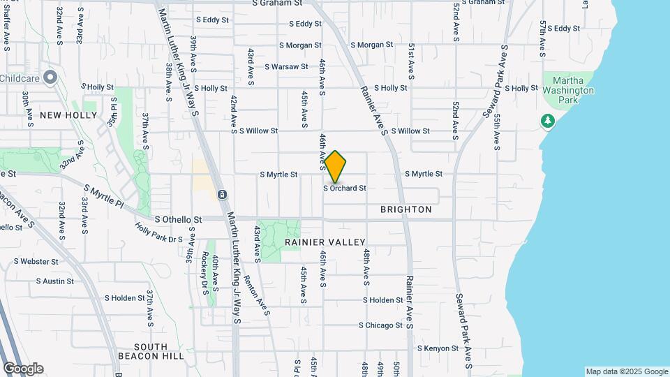 4620 S Orchard St Map and Location Details