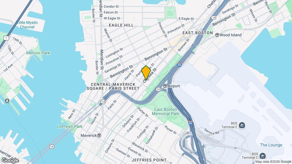 205 Chelsea St, Unit 1 Mapa y Detalles de la Ubicación